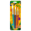Crayola Big Paintbrush Set, Round, 4 Per Pack, Set of 4 packs
