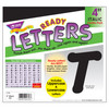 Black 4-Inch Italic Uppercase/Lowercase Combo Pack (EN/SP) Ready Letters®