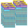 Perky Penguins superShapes Stickers, 800 Per Pack, 6 Packs