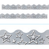 I ♥ Metal Silver Stars Terrific Trimmers®, 39' Per Pack, 6 Packs
