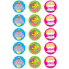 Happy Birthday/Vanilla Stinky Stickers®, 60 Per Pack, 6 Packs