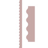 Light Mauve Scalloped Border Trim, 35 Feet Per Pack, 6 Packs