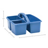 Slate Blue Plastic Storage Caddy
