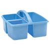 Light Blue Plastic Storage Caddy, Pack of 6