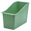 Eucalyptus Green Plastic Book Bin, Pack of 6