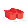 Red Plastic Storage Caddy