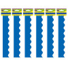 Blue Scalloped Border Trim, 35 Feet Per Pack, 6 Packs