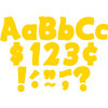 Yellow Gold Funtastic 4" Letters Combo Pack, 208 Per Pack, 3 Packs
