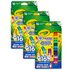 Pip-Squeaks Skinnies Markers, Fine Tip, 16 Per Box, 3 Boxes