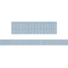 Classroom Cottage Blue Petals Straight Border Trim, 35 Feet