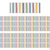 Classroom Cottage Stripes Straight Border Trim, 35 Feet Per Pack, 6 Packs