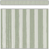 Classroom Cottage Sage Green Stripes Straight Border Trim, 35 Feet Per Pack, 6 Packs