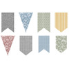 Classroom Cottage Pennants Accents - Assorted Sizes, 60 Per Pack, 3 Packs