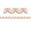 Natural Poms Scalloped Die-Cut Border Trim, 35 Feet