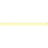 Pastel Yellow Scalloped Border Trim, 35 Feet