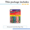 The Classics™ Paper Clips, 2", Assorted Colors, 30 Per Pack, 24 Packs