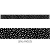 Messy Dots on Black EZ Border, 48 Feet