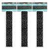 Messy Dots on Black EZ Border, 48 Feet Per Pack, 3 Packs