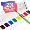 Semi-Moist Washable Watercolor Set, 8 Colors BIN525