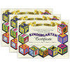 Kindergarten Certificate, 8.5" x 11", 30 Per Pack, 3 Packs H-VA501-3