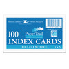 Index Cards, 3" x 5", Ruled, 100 Per Pack, 12 Packs ROA74804-12