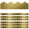 Sparkle + Shine Gold Foil Scalloped Border, 39 Feet Per Pack, 6 Packs