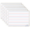 Double-sided Magnetic Dry-Erase Board, Line-Ruled/Blank, Pack of 6