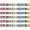 International Flags Spotlight Border, 36 Per Pack, 6 Packs