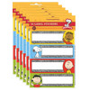 Peanuts Composition Label Stickers, 56 Per Pack, 6 Packs