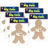 People Shape Cut-Outs, Multicultural Colors, 16", 25 Per Pack, 6 Packs
