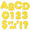 Yellow Sparkle 4" Casual UC Ready Letters