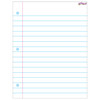 Notebook Paper Wipe-Off Chart, 17" x 22", Pack of 6 - T-27308BN