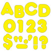 Yellow 4" Casual Uppercase Ready Letters