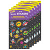 Sparkly Space Stuff Sparkle Stickers, 36 Per Pack, 6 Packs