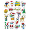 Pete the Cat Christmas Stickers, 120 Per Pack, 12 Packs