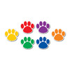 Colorful Paw Prints Magnetic Accents, 18 Per Packs, 3 Packs