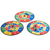 Target Math - 3 Large (17.75") Fabric Dart Boards with 9 Balls Using Hook-and-Loop Fasteners