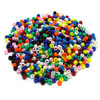 Pony Beads, Assorted Bright Hues, 6 mm x 9 mm, 1000 Pieces