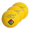 Playground Ball, 8-1/2", Yellow, Pack of 3