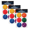 Plastic Softballs, 6 Per Set, 3 Sets