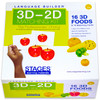 Language Builder 3D-2D Matching Kit, Foods