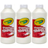 Premier Tempera Paint, 16 oz, White, Pack of 3