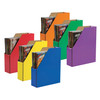 Magazine Holders, 6 Assorted Colors, 12-3/8"H x 3-1/8"W x 10-1/4"D, 6 Holders