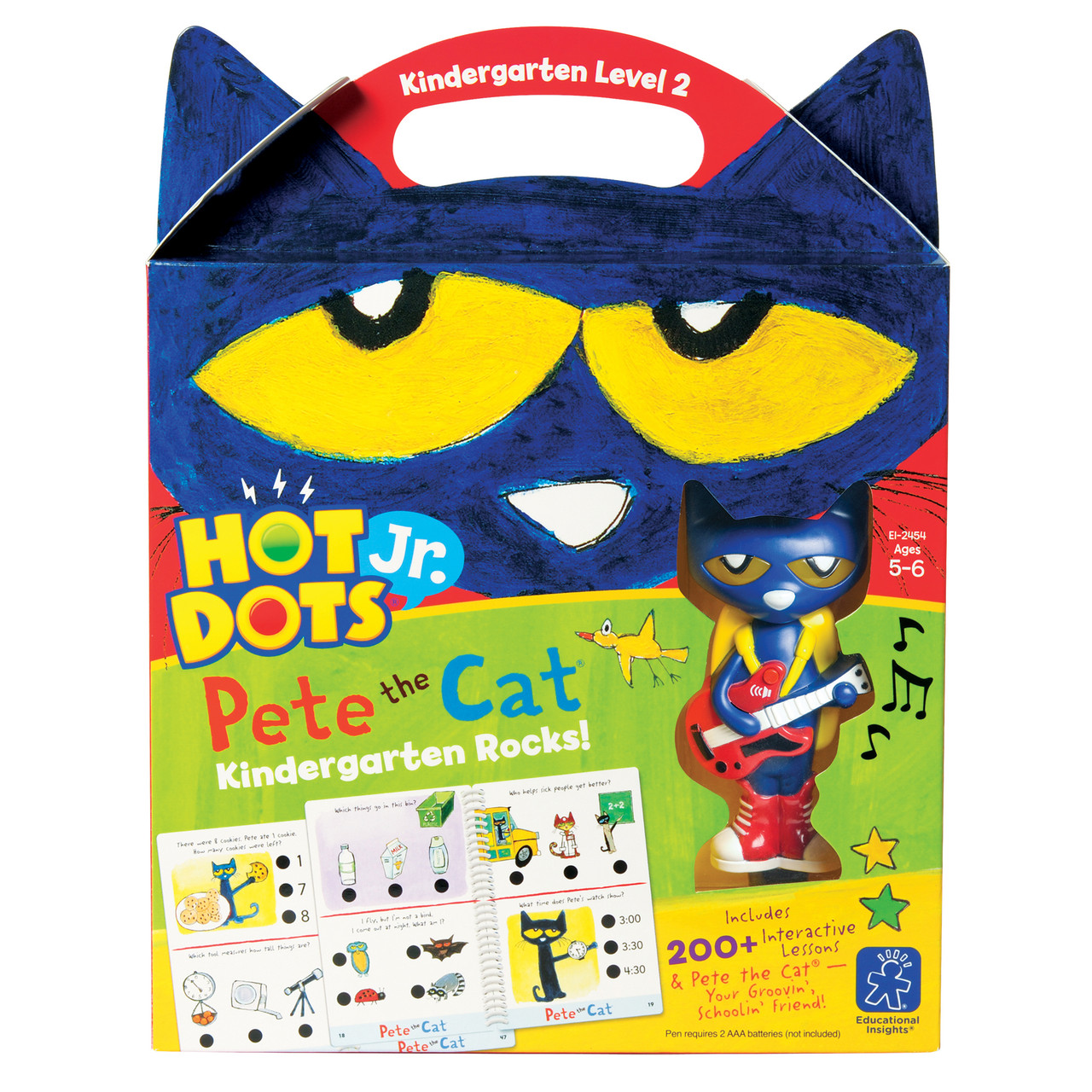 Hot Dots Jr. Pete the Cat Kindergarten Rocks! Set - EI-2454