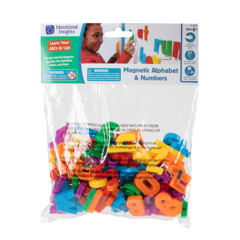 Large Rounf Magnetic Numbers Magnetic Letters & Numbers