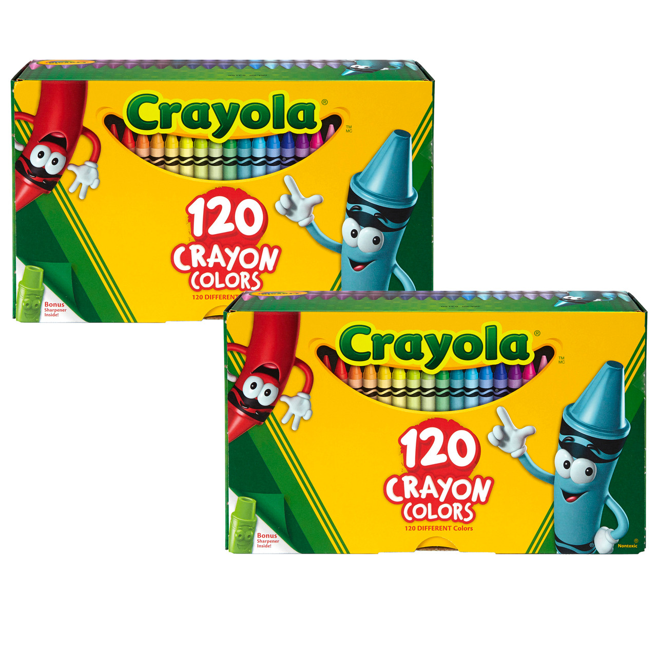 Crayola Crayons 120 Ct. - Red, Yellow, Blue, Copper
