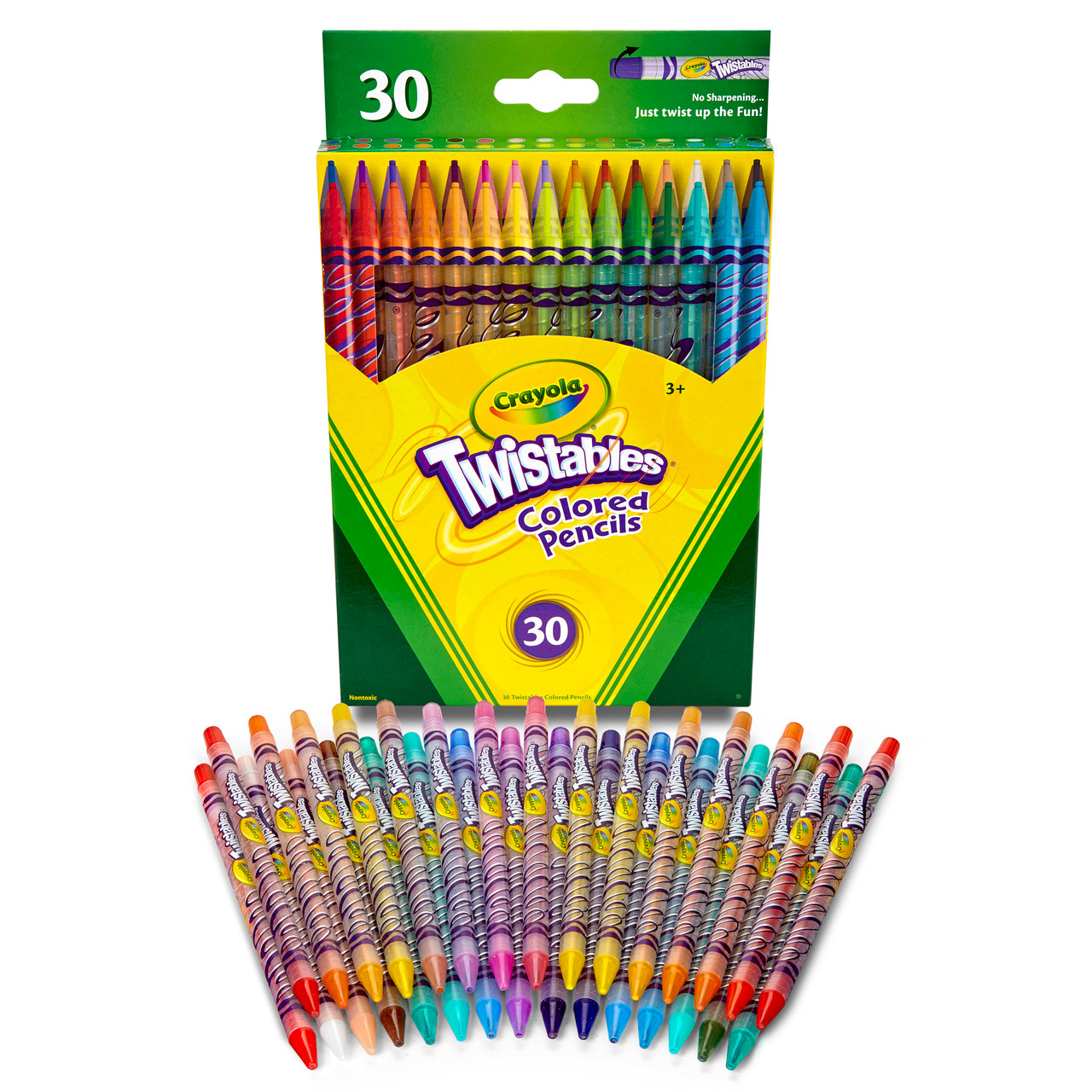 Crayola Twistables Colored Pencils 30 Ct. per Box (Set of 2 Boxes)