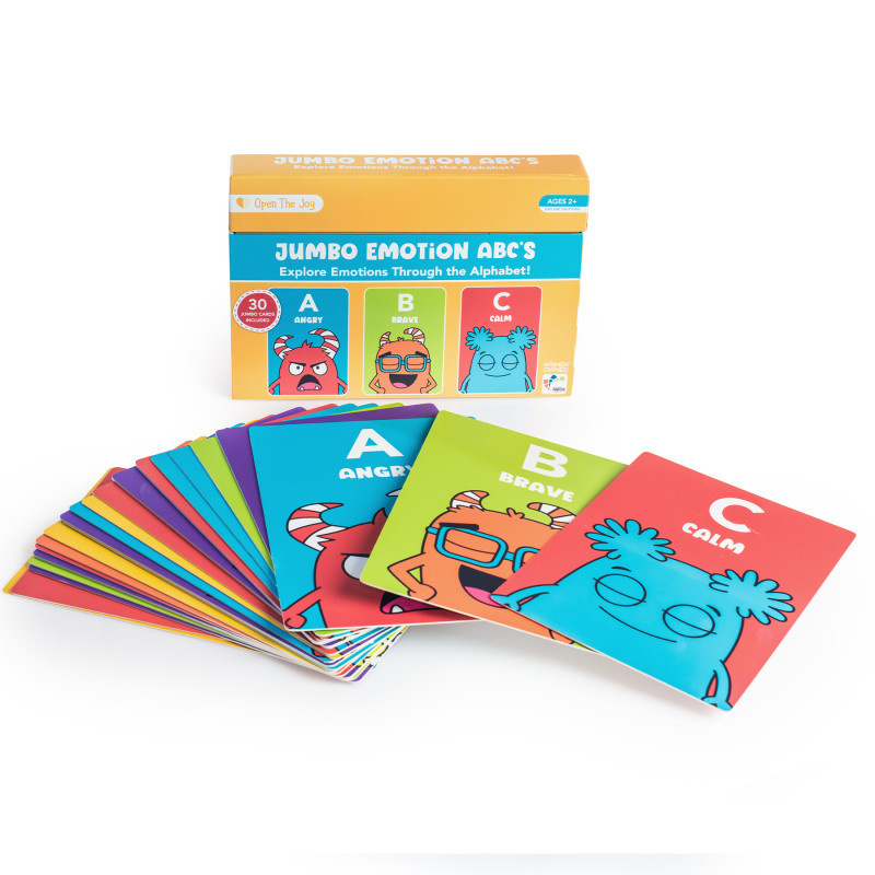 Jumbo ABC Emotion Cards - Teachchildren.com
