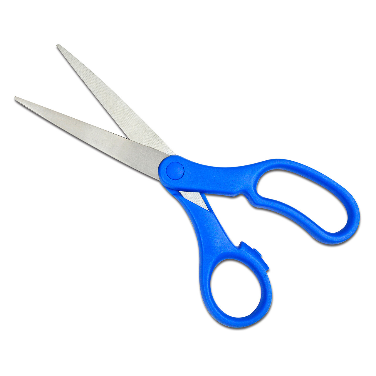 Scissors 8, Blue Handle, Pack of 6