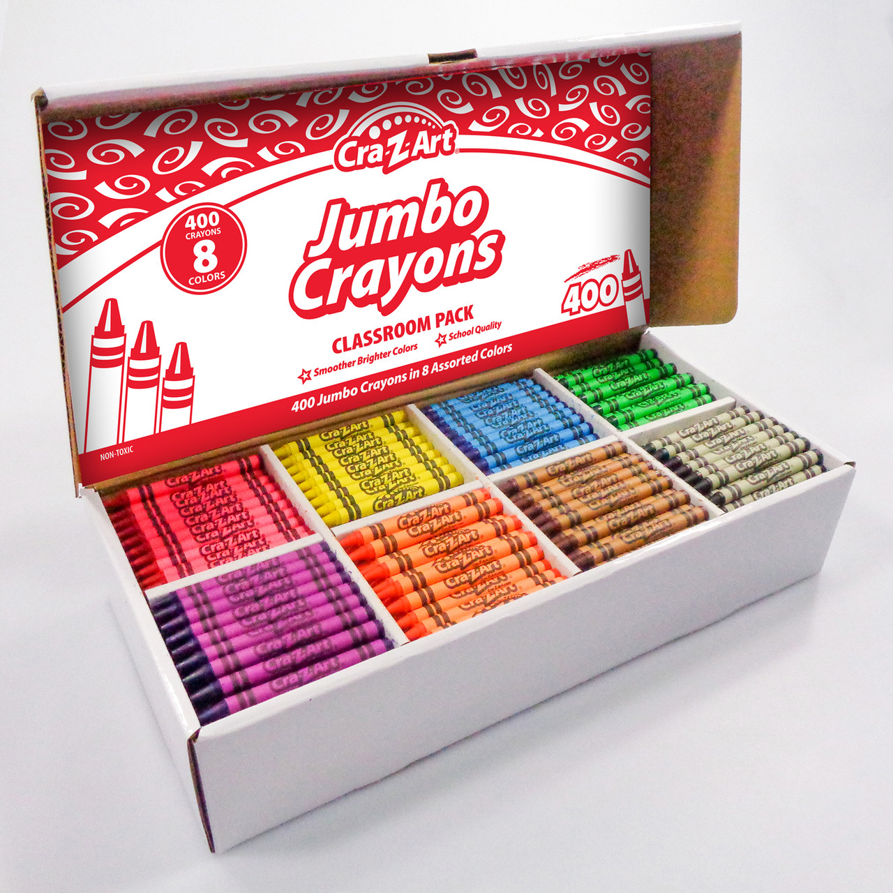Crayola Crayon Classpack, 400 count, bulk construction paper crayons